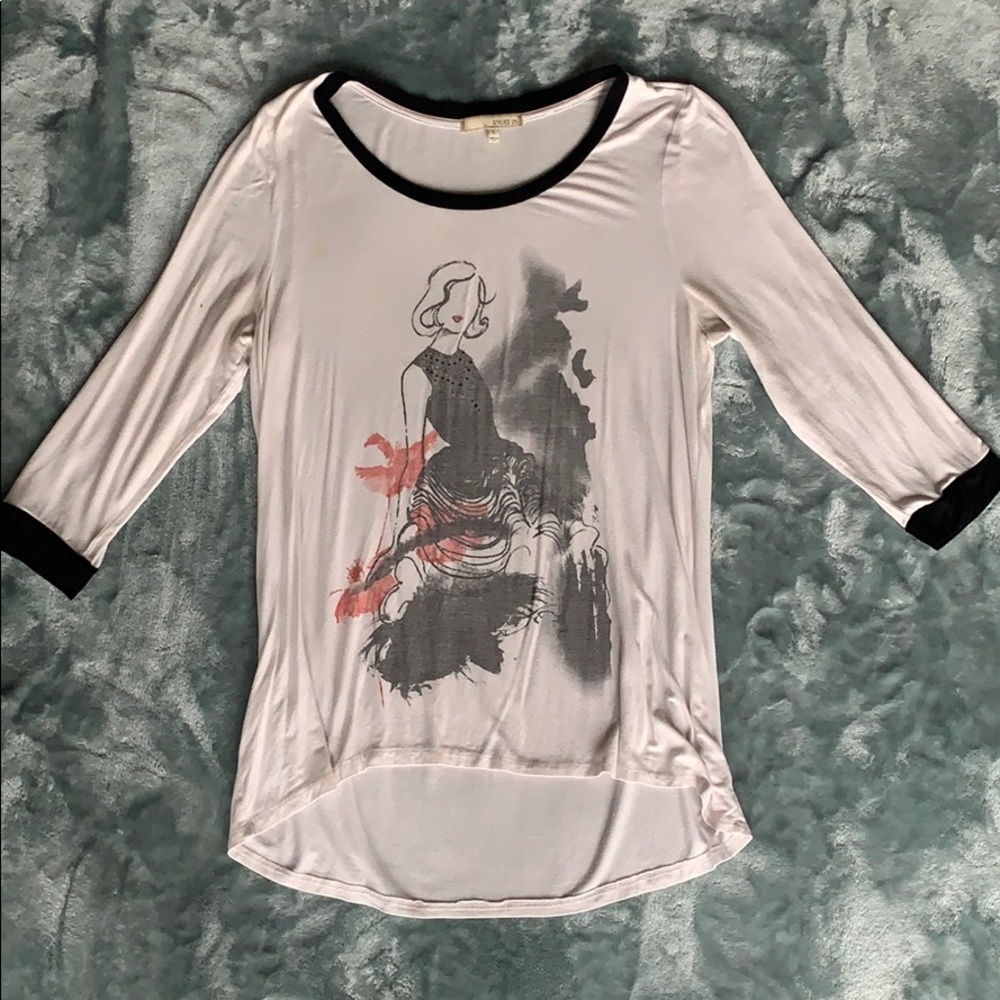 White Long sleeve T-shirt